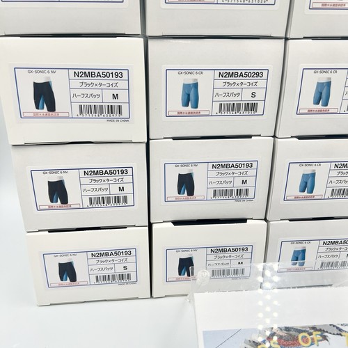 Costume da bagno uomo Mizuno GX SONIC 6 N2MBA50 CR NVET nero turchese nuovo - Foto 4 di 27