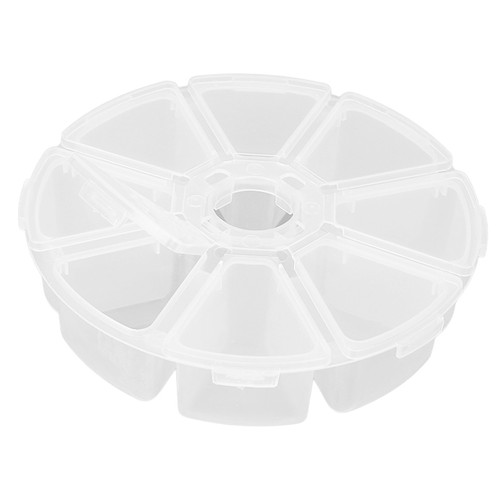 Perlenlagerbehälter Mehrzweckstars 8 Gitter Plastikkasten Tragbar Für DIY - Afbeelding 11 van 22