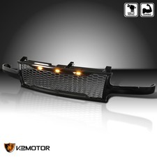 Fits 1999-2002 Chevy Silverado 1500 2500 2000-2006 Tahoe Mesh Grilleled Lamps