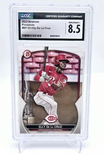 Elly De LA Cruz Cincinnati Reds  2023 Bowman Prospect #BP-65 CGC 8.5 ROOKIE RC