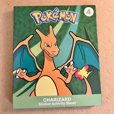 Pokemon Charizard Dragon Discovery Sticker Activity Sheet McDonald's Happy Meal