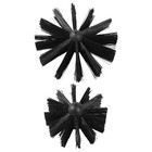 2 Stück Multifunktions-Schornsteinbürsten mit langem Griff,