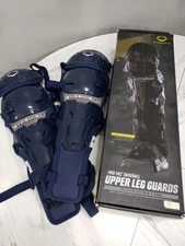 Evoshield Pro SRZ Catcher's Protective Navy Shin Leg Guard Uppers