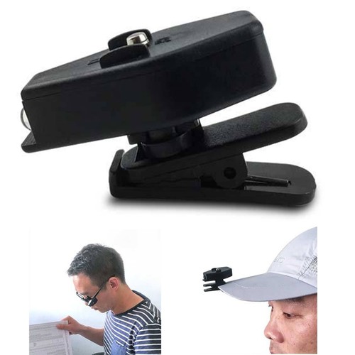 Clip-on Eyeglass LED Light Book Reading Mini Lamp 360 Degrees Adjustable Lamp - Afbeelding 3 van 8
