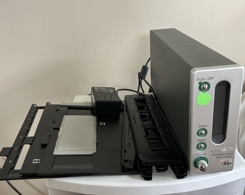 MINOLTA DiMAGE Scan Elite 5400 AF-5400 Film Scanner Power supply confirmed Used - Afbeelding 2 van 9