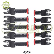10 PCS Japanese Tooth Saw Blades Extra-Long Oscillating Multitool Blades Kit