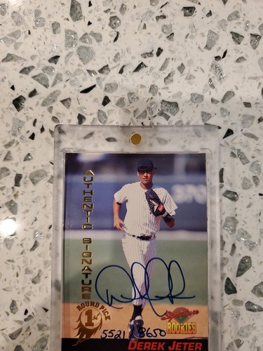 Derek Jeter Signature Rookies #35 1994 autografiado RC/8650 - Imagen 6 de 13