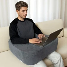 Laptop Pillow for Gaming Crochet Pillow for Lap Support Lap Desk for Laptop E...