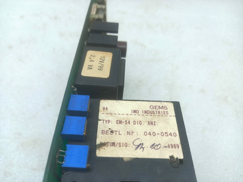 GEMS EM-54 908-0106 A PLC Module Pcb - Picture 7 of 8