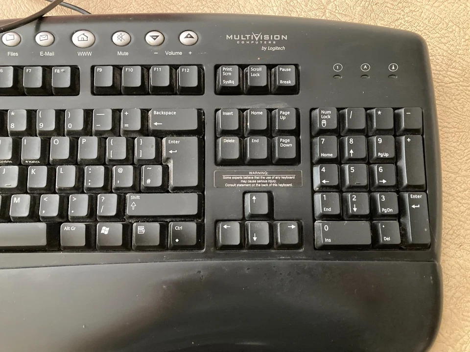 Keyboard Multivision by Logitech with old style adapter Y-ST39 - Image 3 of 4