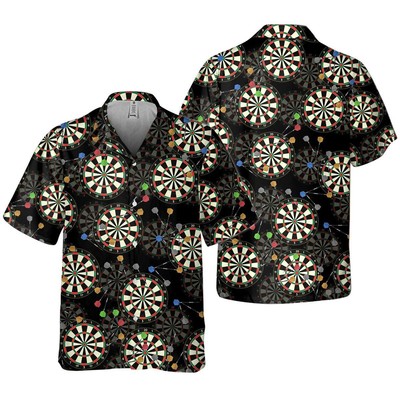 Darts Hawaiian Shirt Watercolor Darts Hawaiian Shirts For Team Uniforms