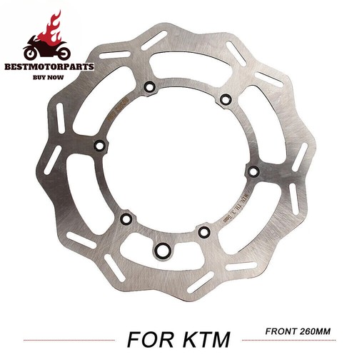 260MM Front Brake Disc Brake Rotor Disk Silver For KTM 125-500 1994-2021 - Bild 1 von 5