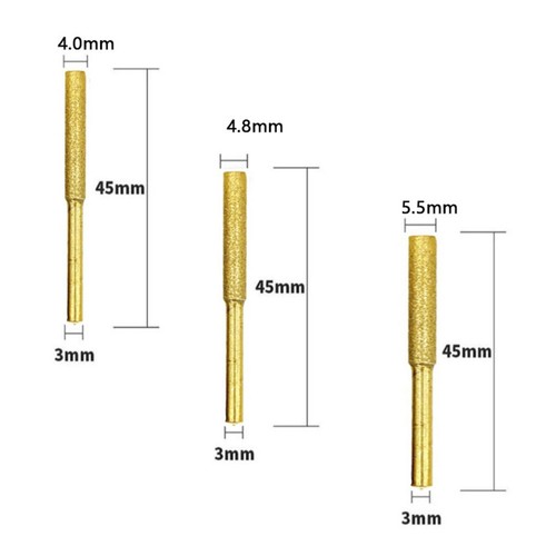 Diamond Grinding Head Kit 6 Pieces for Electric Saw Grinder 4MM 48MM 55MM - Picture 5 of 12