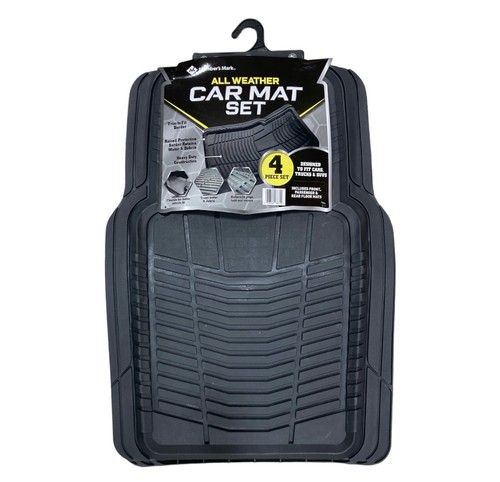 Member's Mark All Weather 4 Piece Vehicle Floor Mat Set (Black)
