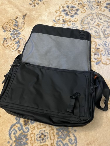 Briggs & Riley Verb Dispatch Messenger Expandable Laptop Bag VB204-4 Blk Pockets - Picture 7 of 24