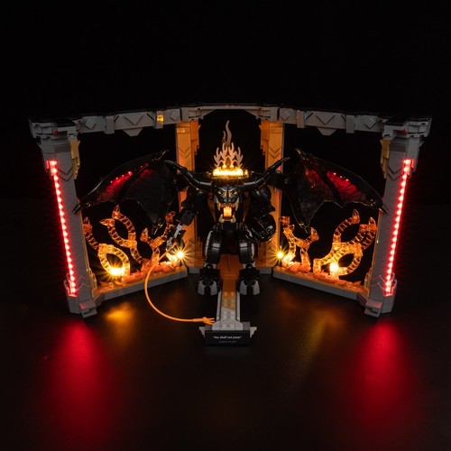 LED Light Kit ONLY for LEGO® The Lord of the Rings: Balrog Book Nook 10367 - Picture 7 of 13