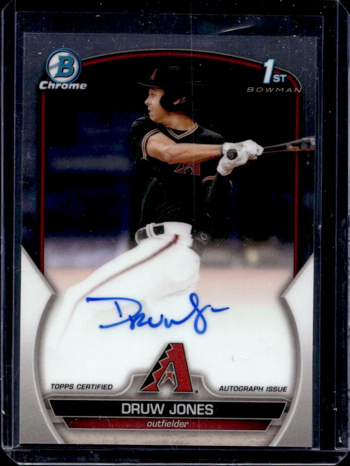 2023 Bowman Druw Jones Chrome Auto 1st Prospect #CPA-DJ Diamondbacks