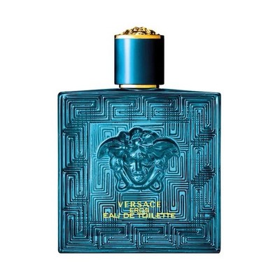 Versace Eros Eau de Toilette EDT Spray Regular Size Men's Fragrance 3.4 fl oz