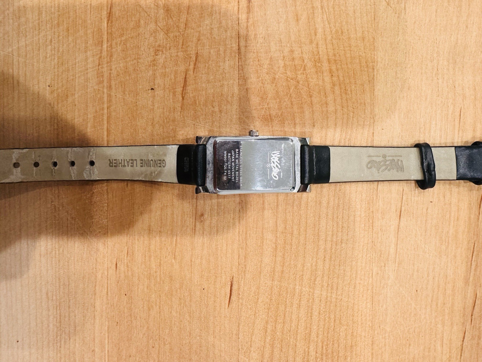 Vintage Wizard Men’s Rectangular Quartz WatchJapa… - image 3