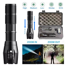 Super hell Taschenlampe Arbeitslicht LED Taktisches Fackel USB Wiederaufladbare