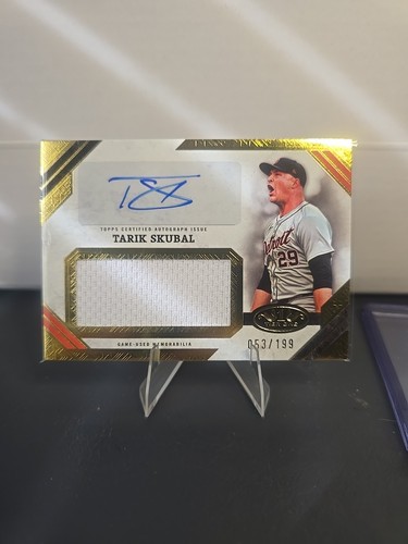 Tarik Skubal Gold 2025 Tier One  Autographed ARJ-TS 53/199 - Picture 1 of 4