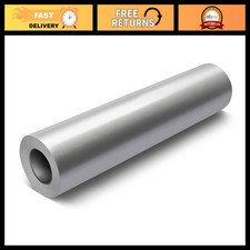 Silver Metallic Gloss Craft Vinyl Roll - 300ft x 11.8" Permanent Adhesive for DI