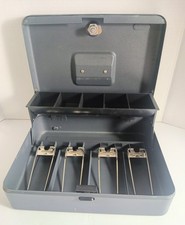 Security Money Cash Box Case Heavy Duty Secure Durable No Key