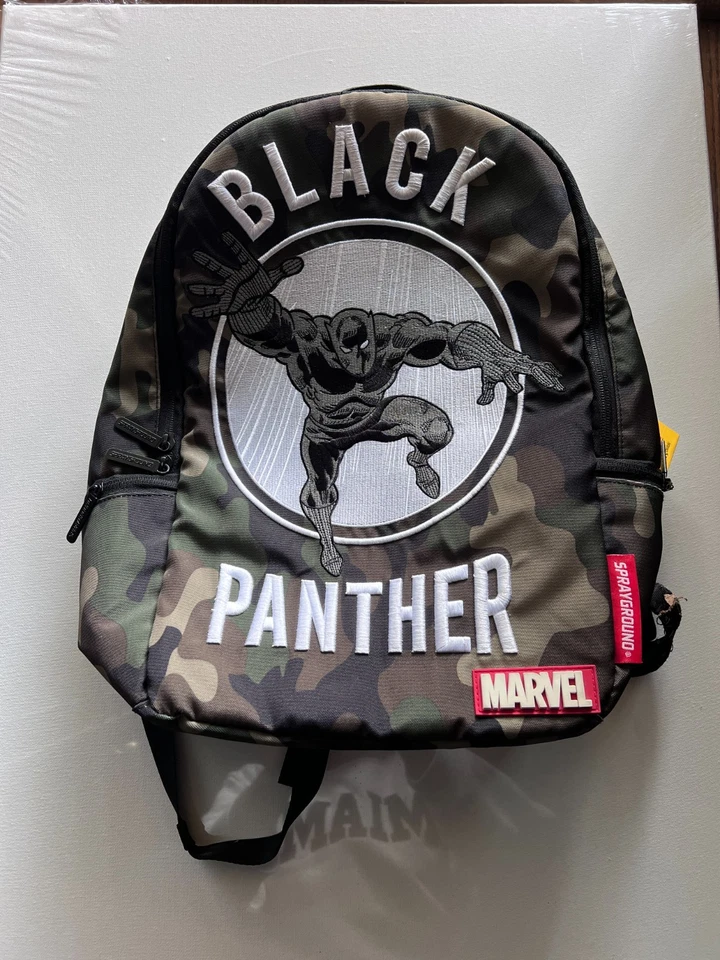 🔥 MUSEUM-GRADE Sprayground x Marvel BLACK PANTHER Backpack — Ultra Rare - Image 2 of 4