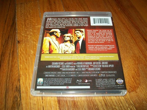 10 RILLINGTON PLACE Twilight Time Blu Ray EXCELLENT CONDITION RARE GREAT FILM - Picture 2 of 3