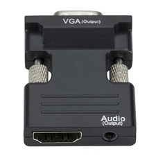 HDMI to VGA Audio Output Cable Computer Set-top Box Converter Connector Adapter