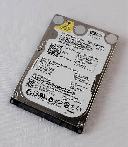 Western Digital WD1200BEVT-75ZCT2 Hard Drive - Picture 1 of 3