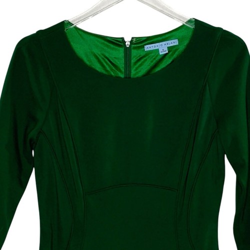 Antonio Melani 4 NEW Kiefer Dress Forest Eve Green Sheath Holiday - Picture 4 of 8