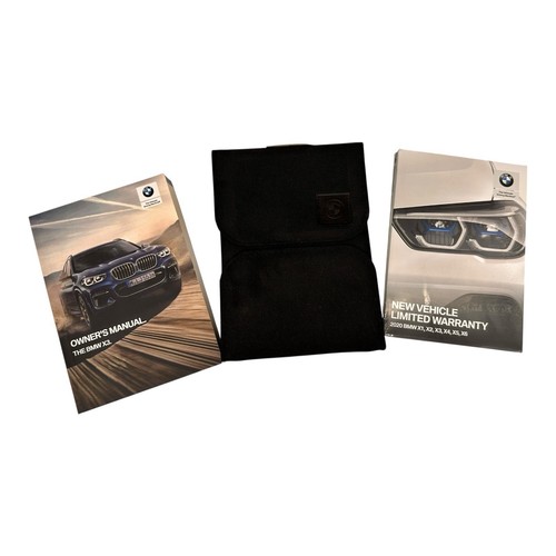 2021 BMW X3 OWNERS MANUAL & CASE w/Sealed maintenance & Warranty, NEW - Foto 3 di 13