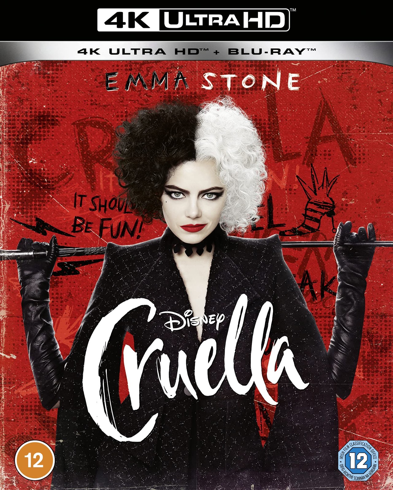 Disney's Cruella 4k Ultra-HD [Blu-ray] [2021] [Region Free] [Blu-ray] [2021]  ..