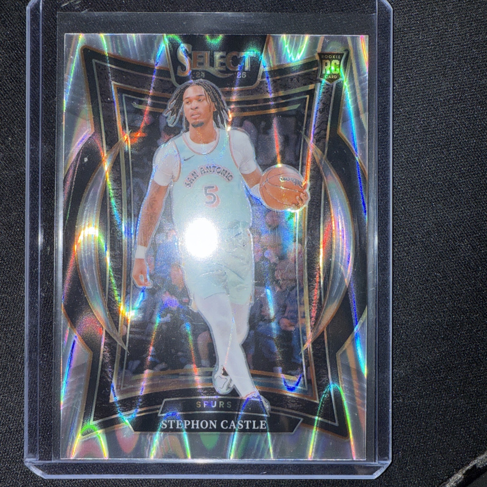 2024-25 Panini Select - Concourse Stephon Castle #72 Tectonic Prizm (RC)