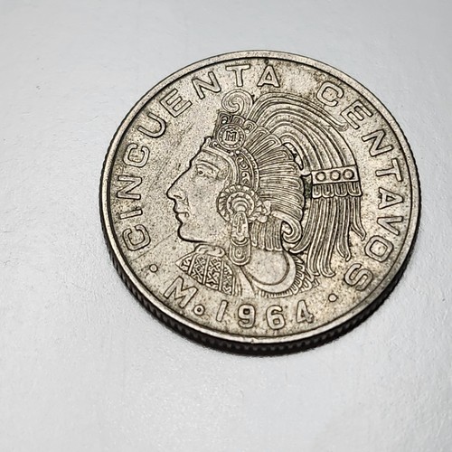 Moneda real Cincuenta Centavos de México 1964 - Imagen 1 de 7