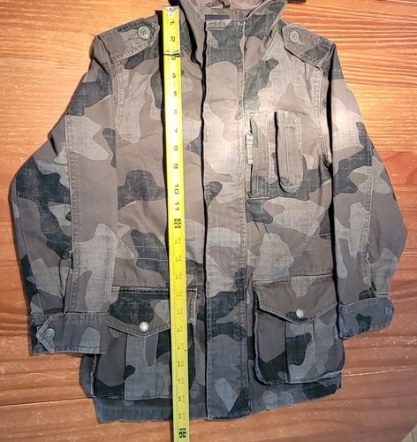 Gap Kids - Green Camo Field Jacket Size Small 6-7 - Picture 6 of 10