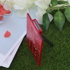 No Burr Infrarot Magnet-Zielkartenteller für Level Target Board (Rot)