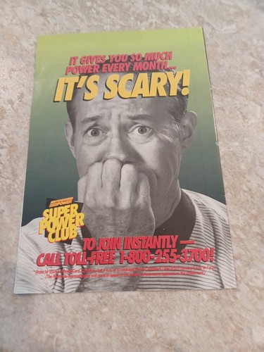"Whoa!" & "It's Scary" Super Nintendo SNES Super Power Club Promo NUR Einsatz - Bild 4 von 4
