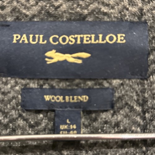 Paul Costelloe Women’s Grey Knit Knitted Cardigan Wool Blend Size 14 - Picture 3 of 5