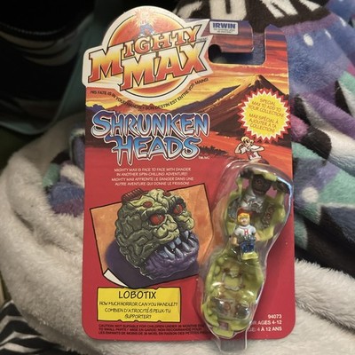 Mighty Max Shrunken Heads LOBOTIX Brand New Sealed Carded 1993 MOC