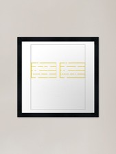 Listing image for Music These Are Difficults Times Fr Framed Wall Art Poster Canvas Print Picture