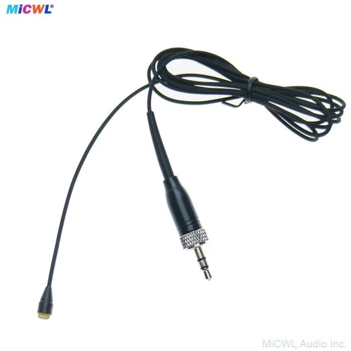 Mini Lavalier Microphone For Sennheiser G2 G3 G4 BeltPack Black Gold Mic Head - Picture 5 of 5