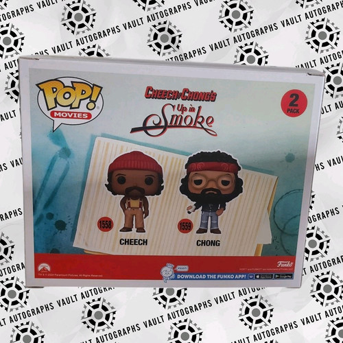 Cheech & Chong signiert "Up In Smoke" Funko Pop 2er Pack Beckett Witnessed COA selten - Bild 5 von 6