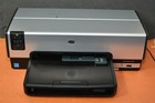 HP Deskjet 6940 Color Inkjet Printer W/ Power Adapter, USB Cord Needs Ink