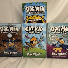 Dog Man The Supa Epic Collection + 3 More~Fetch-22~Cat Kid~For Whom Balls Roll