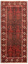 4'1" x 9'9" Vintage Hand Knotted Area Rug Traditional Oriental Wool Carpet