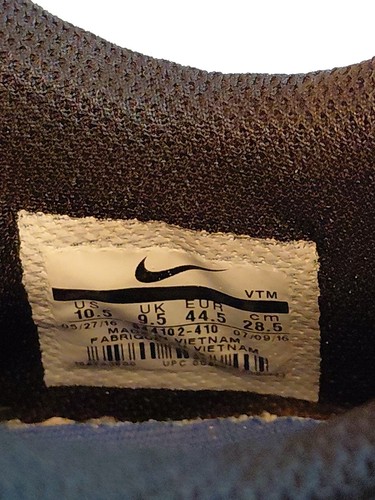 Nike Train Speed Duke Blue Devils Mens Size 10.5 Black Sneakers 844102-410 - Picture 5 of 9