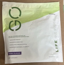 Govvi  LIFE GREENS BY ALUVA  Berry Flavor  - 30 Counts New Freeshipping