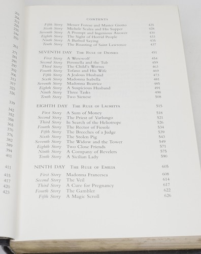 The Decameron by Giovanni Boccaccio 1981 Franklin Library World Greatest Writers - Picture 13 of 15